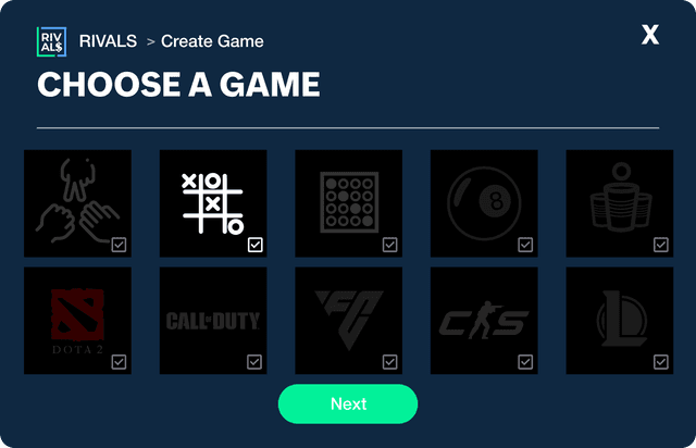 Choose a game