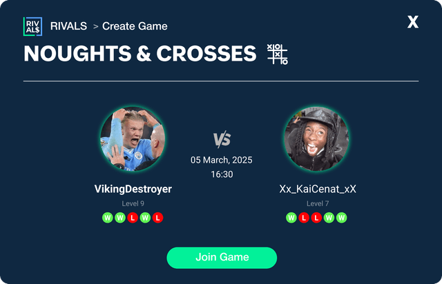 Match with a rival